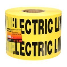 3M 7000133188 Scotch® Buried Barricade Tape 370, CAUTION BURIED ELECTRIC LINE BELOW, 6 in x 1000 ft, Yellow, 4 rolls/Case - KEM - TRON INC.