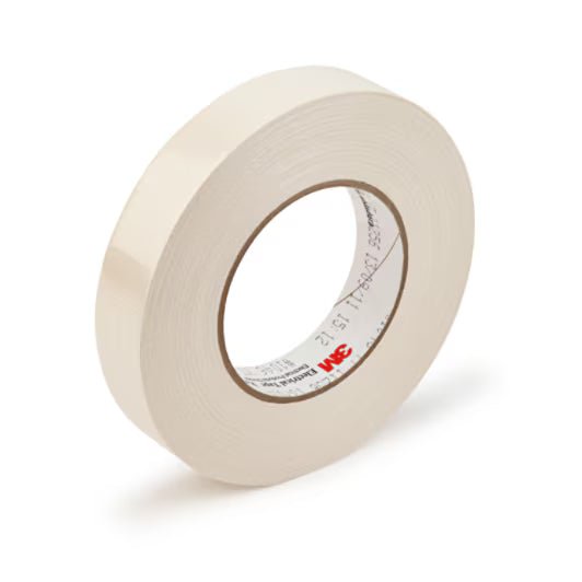 3M 7000133487 Filament - Reinforced Electrical Tape 1076, 24 1/2 in x 60 yd, Plastic Core - KEM - TRON INC.