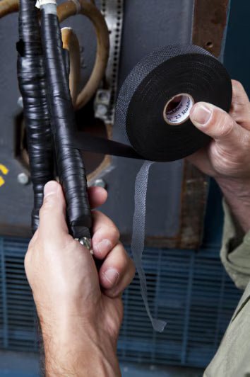3M 7000138512 Scotch® Rubber Splicing Tape 23, 2 in x 30 ft, Black, 1 roll/carton, 16 rolls/Case - KEM - TRON INC.