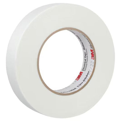 3M 7010304000 Glass Cloth Electrical Tape 79, 3/8 in x 60 yd, White, 96 Rolls/Case - KEM - TRON INC.