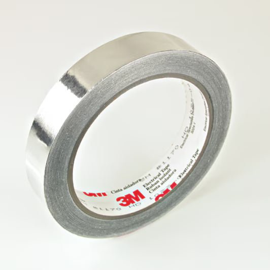 3M 7010319936 EMI Aluminum Foil Shielding Tape 1170, 7.7 in x 18 yd Bulk, 1 Roll/Case - KEM - TRON INC.