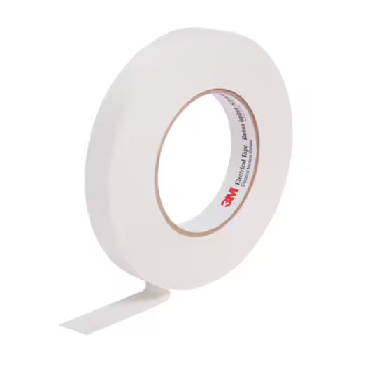 3M 7010319995 Glass Cloth Electrical Tape 27, 3/8 in x 60 yd, 96 rolls - KEM - TRON INC.
