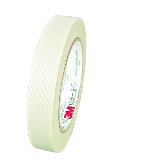 3M 7010320381 Glass Cloth Electrical Tape 69, 1 1/2 in X 66 ft, Bulk, 3 - in paper core, 24 Rolls/Case - KEM - TRON INC.