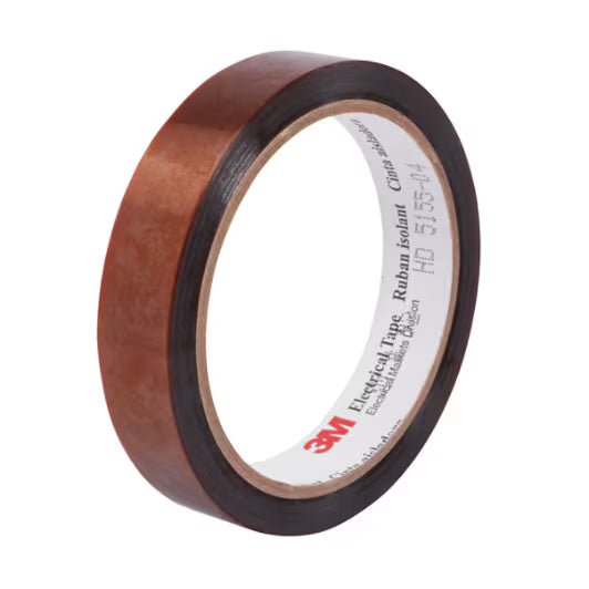 3M 7010348245 Polyimide Film Electrical Tape 92, 3 in x 36 yd, 3 - in plastic core, Mini - Case, 5 Rolls - KEM - TRON INC.