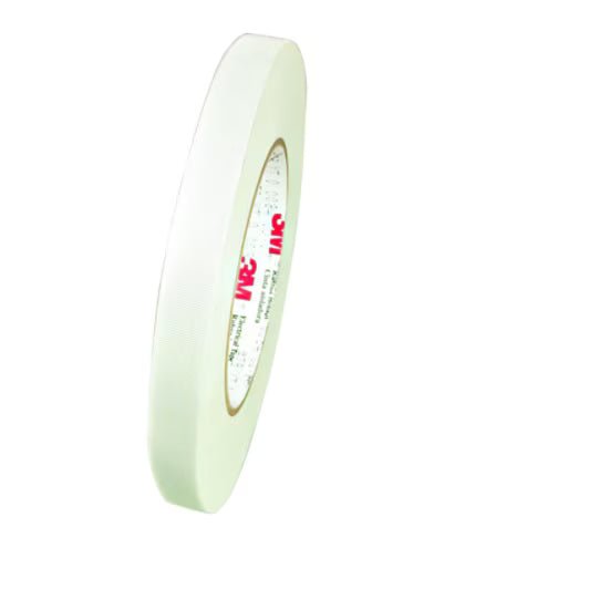 3M 7010349650 Saturated Glass Cloth Tape 90, White, 1 in x 60 yd, Sold 36/case - KEM - TRON INC.