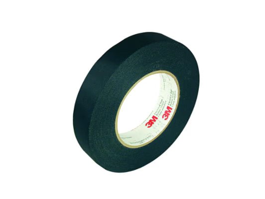 3M 7010396986 Acetate Cloth Electrical Tape 11, 1/4 in x 72 yd, 3 in Paper Core, Black, 144 Rolls/Case - KEM - TRON INC.