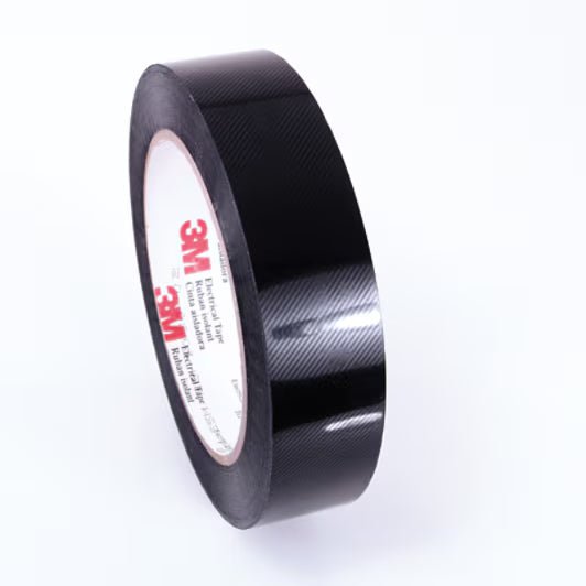 3M 7010397216 Polyester Film Electrical Tape 1350F - 1, Black, 24 in x 72 yd, 3 - in paper core, Log roll, 1 Roll/Case - KEM - TRON INC.