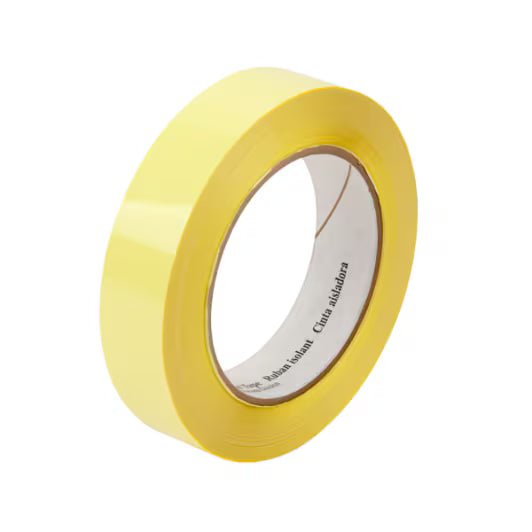 3M 7010397217 Polyester Film Electrical Tape 1318 - 2, Yellow 24 in X 72 yd, 3 - in paper core, Log roll, 1 Roll/Case - KEM - TRON INC.