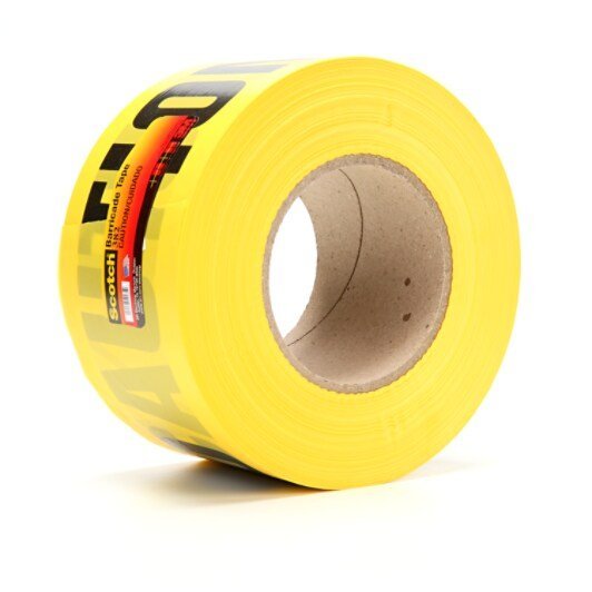 3M 7010398264 Scotch® Barricade Tape 382, CAUTION / CIUDADO, 3 in x 1000 ft, Yellow, 8 rolls/Case - KEM - TRON INC.