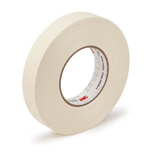 3M 7010399026 Filament - Reinforced Electrical Tape 1076, 3/4 X 60 YDS BULK, 3" PAPER, 48 Rolls/Case - KEM - TRON INC.