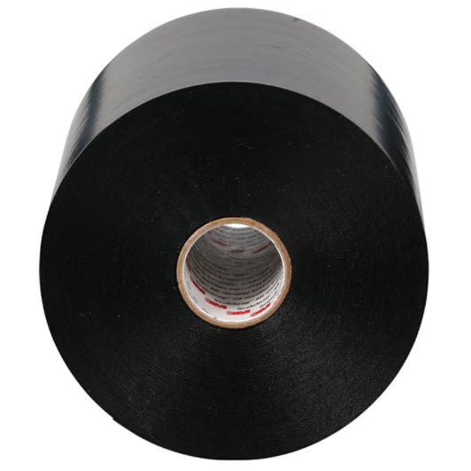 3M 7100007740 Scotchrap™ Vinyl Corrosion Protection Tape 51, 6 in x 100 ft, Unprinted, Black, 4 rolls/Case - KEM - TRON INC.