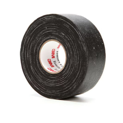 3M 7100009255 Temflex™ Cotton Friction Tape 1755, 1 - 1/2 in x 82 - 1/2 ft, Black, 30 rolls/Case - KEM - TRON INC.