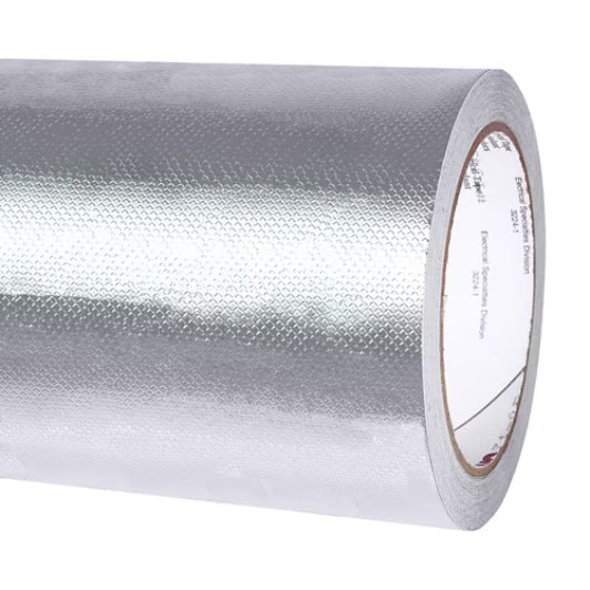 3M 7100017356 Embossed Tin - Plated Copper Foil EMI Shielding Tape 1345, 19 mm x 16,5 m, Log Roll, 1 Roll/Case - KEM - TRON INC.