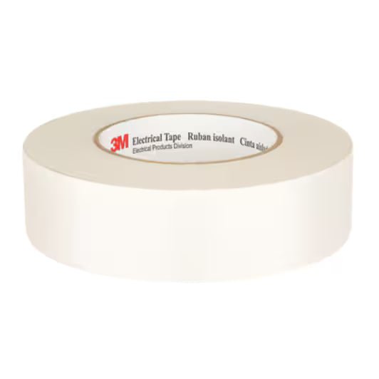 3M 7100057261 Glass Cloth Electrical Tape 27, 1 1/2 in x 60 yd, 24 Rolls/Case - KEM - TRON INC.