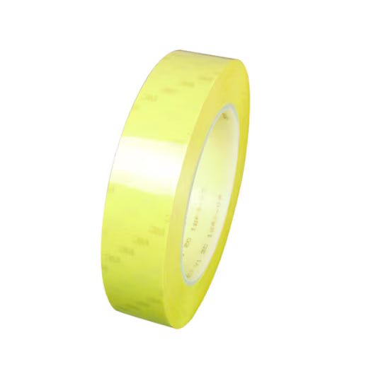 3M 7100074556 Polyester Film Electrical Tape 56, 3/8 in x 72 yd, Yellow, 96 Rolls/Case - KEM - TRON INC.