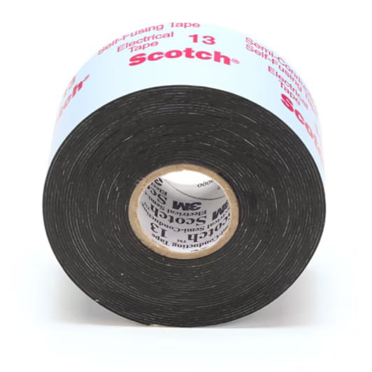 3M 7100139127 Scotch® Electrical Semi - Conducting Tape 13, 1 - 1/2 in x 15 ft, Printed, Black, 1 roll/carton, 45 rolls/Case - KEM - TRON INC.