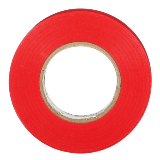 3M 7100169492 Temflex Vinyl Electrical Tape 165, Red, 3/4 in x 60 ft (19 mm x 18 m), 6 mil, 100 Rolls/Case - KEM - TRON INC.