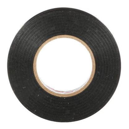 3M 7100188506 Temflex Vinyl Electrical Tape 175, Black, 3/4 in x 60 ft (19 mm x 18 m), 7 mil, 100 Rolls/Case - KEM - TRON INC.
