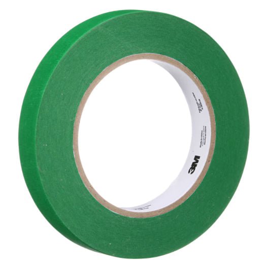 3M UV Resistant Green Masking Tape, Variety of Sizes, Sold per Case - KEM - TRON INC.