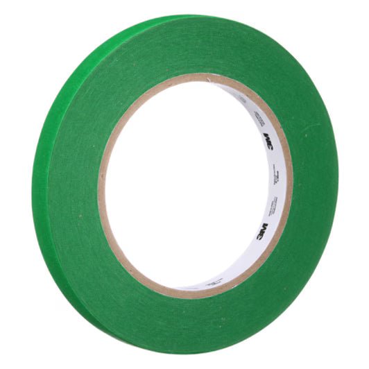 3M UV Resistant Green Masking Tape, Variety of Sizes, Sold per Case - KEM - TRON INC.