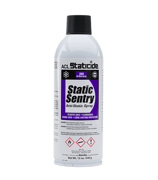 ACL Staticide® 2006 Static Sentry Anti - Static Aerosol, 12 oz / 340 g Aerosol Can - KEM - TRON INC.