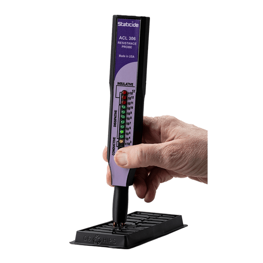ACL Staticide® 306K Two - Point Resistance Meter with Checker Board - KEM - TRON INC.
