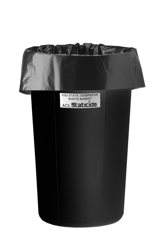 ACL Staticide® 5075 - 1 Wastebasket, Light Gray 11 Gallon Pail - KEM - TRON INC.