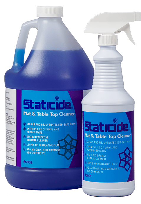 ACL Staticide® 6001S Mat and Table Top Cleaner, 2 oz. bottle - KEM - TRON INC.