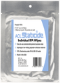 ACL Staticide® 7615 IPA Cleaning Wipes, Isopropyl Alcohol, 6" x 6", 2 wipes per bag - KEM - TRON INC.