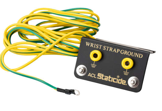 ACL Staticide® 8092 Bench Mount for Two Wrist Strap Grounding Cords, Parking system; 10' cord - KEM - TRON INC.