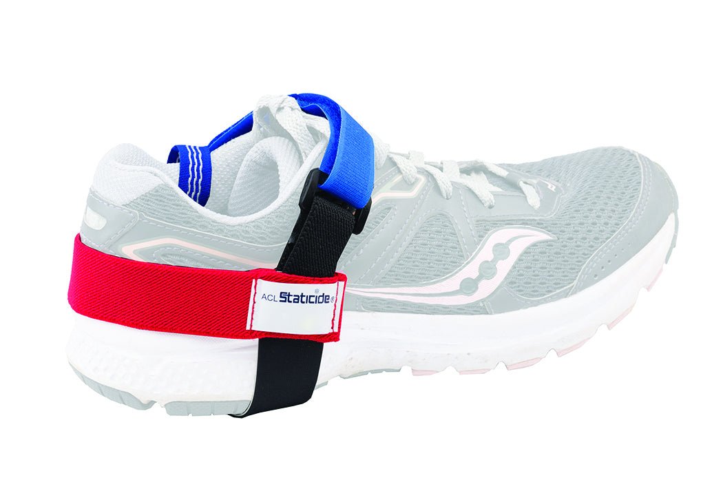 ACL Staticide® 8120 ECONOMY 1M? Heel Gounding Strip, Black/Blue/Red - KEM - TRON INC.