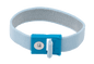 ACL Staticide® 8155 Premium Hypoallergenic Wrist Strap with 1M? Coiled Grounding Cord, Light Blue w/4mm Stud - KEM - TRON INC.