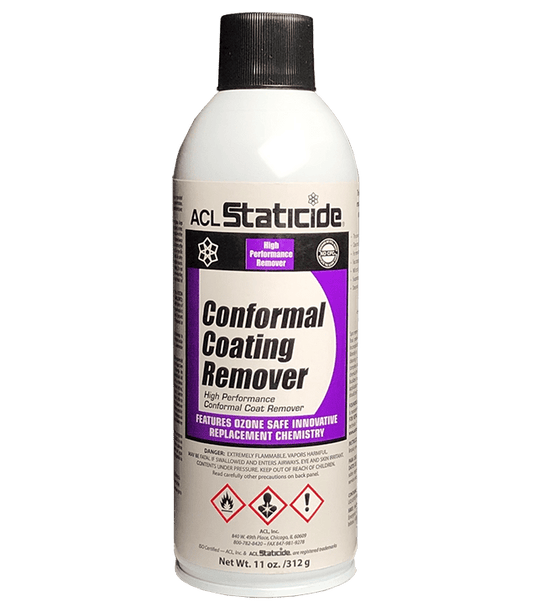 ACL Staticide® 8698 Conformal Coating Remover , 11 oz / 312 g Aerosol Can - KEM - TRON INC.
