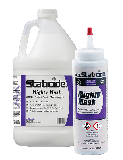 ACL Staticide® 8791 Mighty Mask Peelable Solder Mask Gallon - KEM - TRON INC.