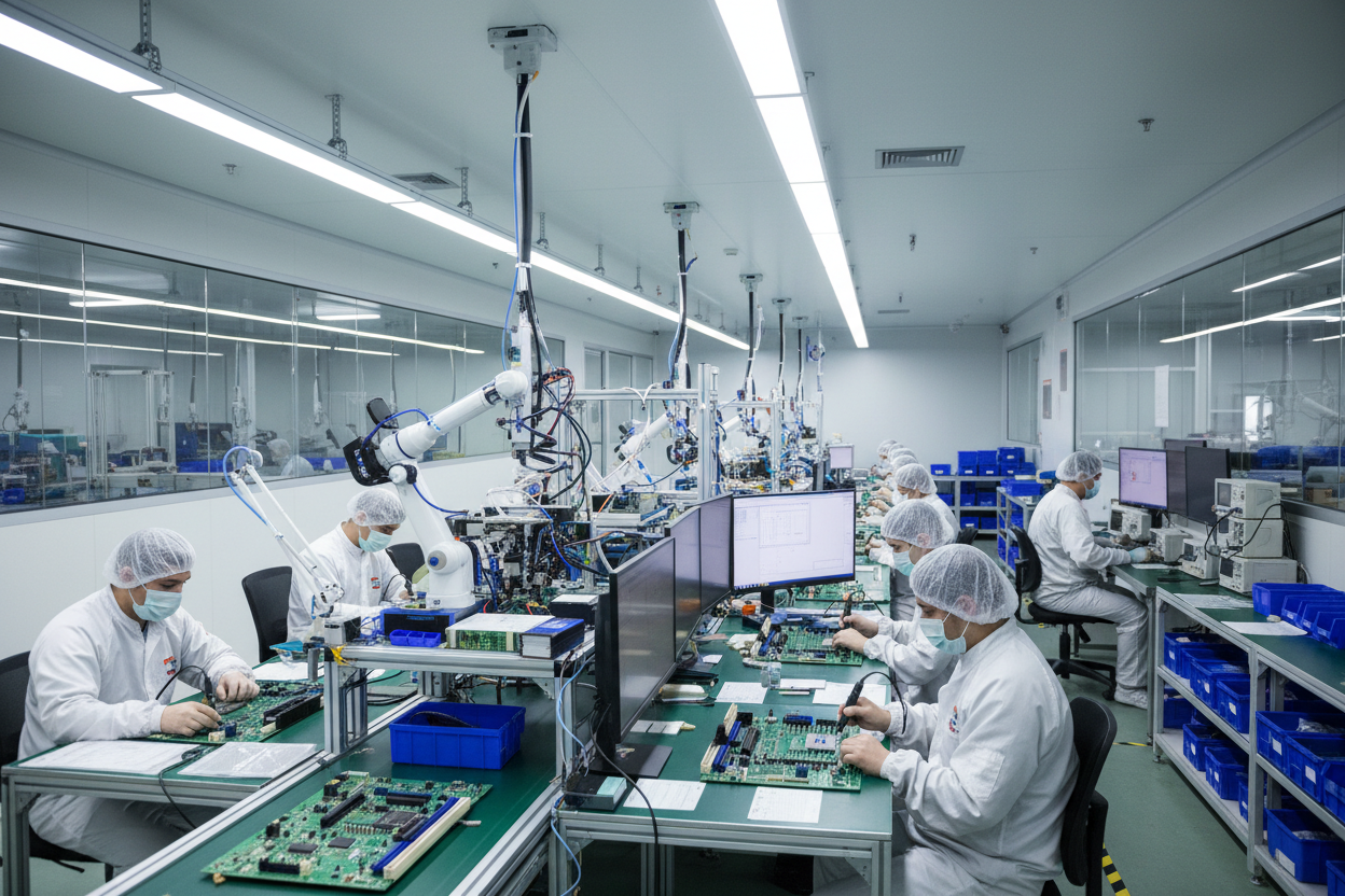 contract manufacuture building circuitboards