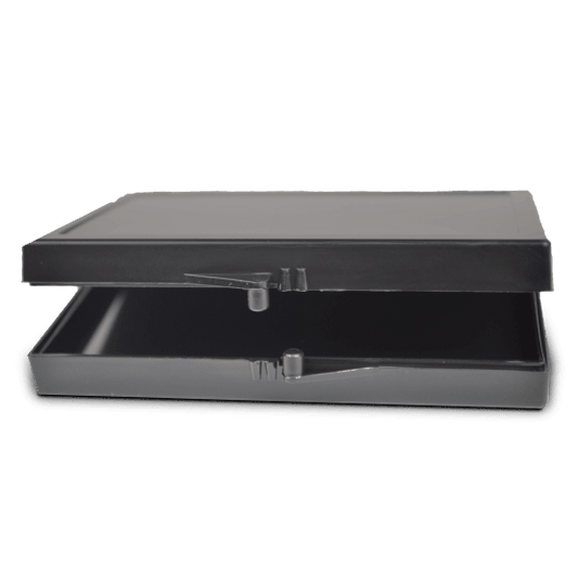 Corstat 2820 - 100 Injection Molded Hinged Boxes 2 - 7/8 x 2 x 1 in, 60/cs - KEM - TRON INC.