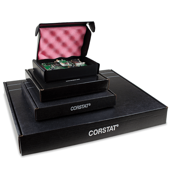 Corstat 3610 - 12 Correc - pak Shippers | Static Shielding for Shipping 20 - 1/2 x 15 - 1/2 x 2 - 1/2, 6/cs - KEM - TRON INC.