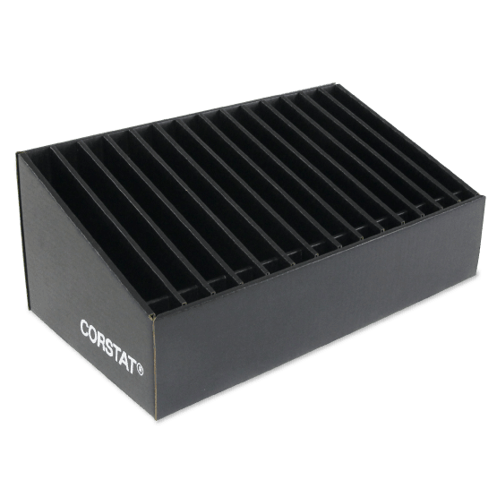 Corstat REEL - 13" BO BOBent Over Edge Reel Bins 17 - 3/4 x 15 - 7/8 x 13 - 3/8 in, 5/cs - KEM - TRON INC.