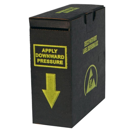 Desco 06767 Esd - Safe Label Dispensing Box, 2" X 2" Maximum Label Size - KEM - TRON INC.