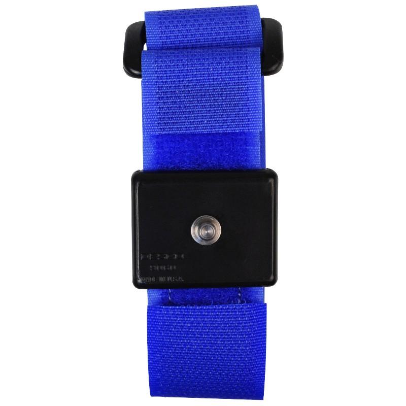 Desco 09060 Adjustable Hook and Loop Wrist Strap, 4 MM Snap - KEM - TRON INC.
