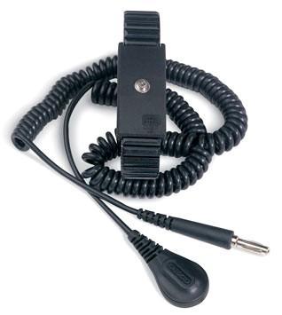 Desco 09085 Premium Metal Expansion Adjustable Wrist Band With 6' Coil Cord - KEM - TRON INC.