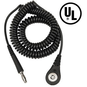 Desco 09181, Jewel MagSnap Coil Cord, 12' - KEM - TRON INC.