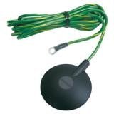 Desco 09814 Floor Mat Ground Cord, 15' No Resistor - KEM - TRON INC.