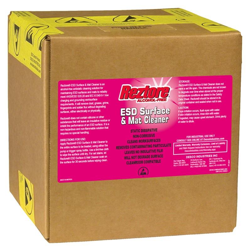 Desco 10448 Reztore Surface & Mat Cleaner, 2.5 Gal Refill - KEM - TRON INC.