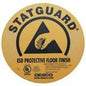 Desco 10500 Statguard Floor Label, 10 Per Pack - KEM - TRON INC.