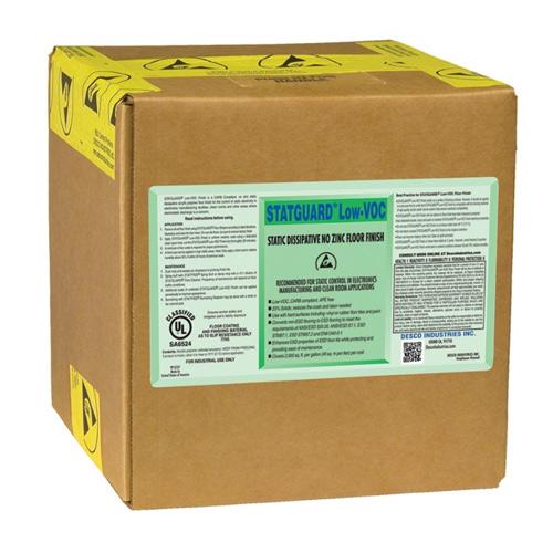 Desco 10551 Statguard Static Dissipative Floor Finish, 5 Gallon - KEM - TRON INC.