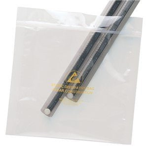 Desco 13886, Statfree Bag, Clear, Zip, 9 in x 13 in, 100 EA/PK - KEM - TRON INC.