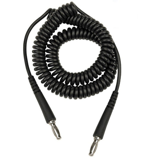 Desco 14113 Banana - Banana Ended Coil Cord , 12' - KEM - TRON INC.