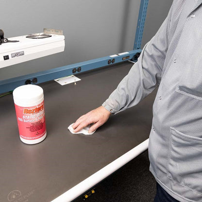 Desco 16019 Reztore Surface and Mat Cleaner, Canister 100 Wipes, 600ML - KEM - TRON INC.