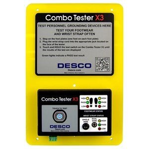 Desco 19270, Combo Tester X3, With Dual Foot Plate - KEM - TRON INC.
